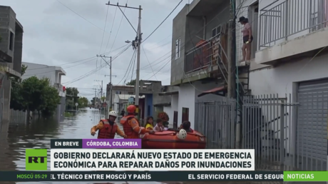 Colombia declarará nuevo estado de emergencia económica para reparar daños por inundaciones