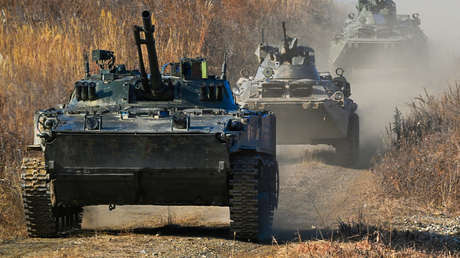 Más eficaces: Ejército ruso recibe un lote de blindados BMP-3 mejorados (VIDEO)