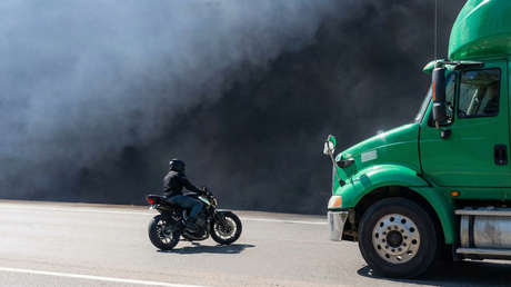 VIDEO: motociclista graba el choque frontal en el que muere su amigo
