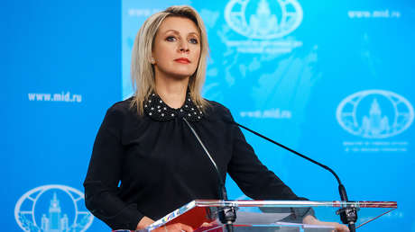 Zajárova comenta exigencias de la UE a Rusia: "Personas normales apoyarían la paz en cualquier caso"