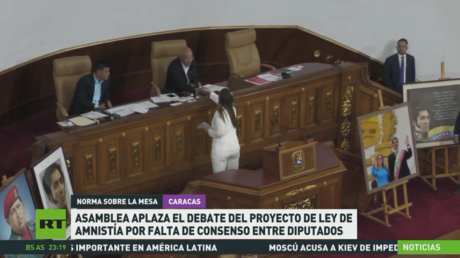 Asamblea de Venezuela aplaza el debate del proyecto de ley de amnistía por falta de consenso entre diputados