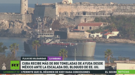 Cuba recibe más de 800 toneladas de ayuda desde México ante la escalada del bloqueo de EE.UU.