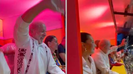 "Es imposible quedarse quieto": Lula se suelta al ritmo del carnaval (VIDEO)