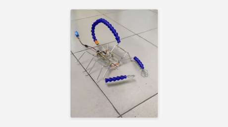 VIDEO: China muestra su robot escorpión que se controla solo