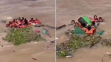 VIDEOS: Lancha repleta de gente se hunde en la Amazonía brasileña y deja muertos