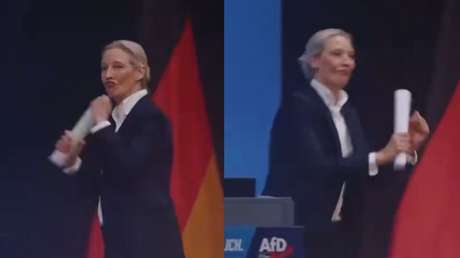 VIDEO: Líder opositora alemana se luce con unos pasos de baile y usuarios ven guiño al 'YMCA' de Trump