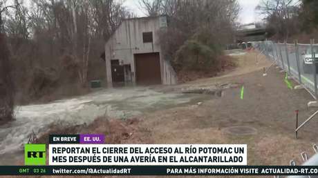 Reportan el cierre del acceso al río Potomac en EE.UU.