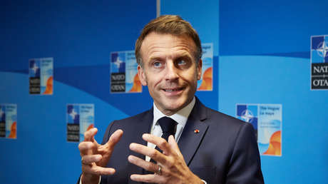 Macron compara a la OTAN con una rana sin cerebro