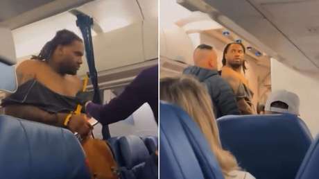 VIDEO: Pasajero "rebelde" golpea a un hombre en pleno vuelo y provoca su retorno