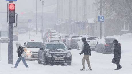 Así se ve la apocalíptica tormenta de nieve en Moscú (FOTOS, VIDEOS)