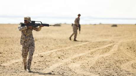 FOTOS: Militares de EE.UU. desplegados en Oriente Medio realizan ejercicios con Arabia Saudita