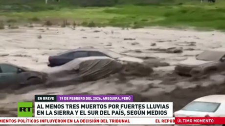 Al menos tres muertos por fuertes lluvias en Perú