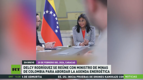 Delcy Rodríguez se reúne con el ministro de Minas de Colombia para abordar la agenda energética