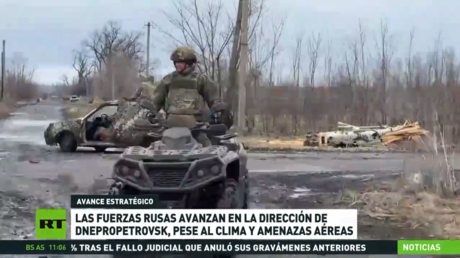 Las fuerzas rusas avanzan en la dirección de Dnepropetrovsk, pese al clima y las amenazas aéreas