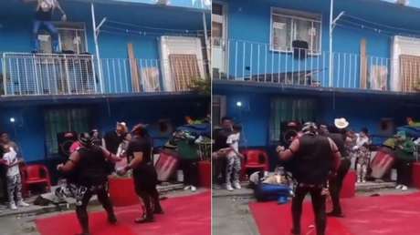 VIDEO: Intento de una impresionante pirueta termina con una dolorosa caída desde un segundo piso