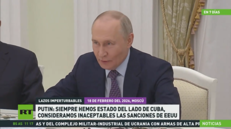Putin: Siempre hemos estado del lado de Cuba, consideramos inaceptables las sanciones de EE.UU.