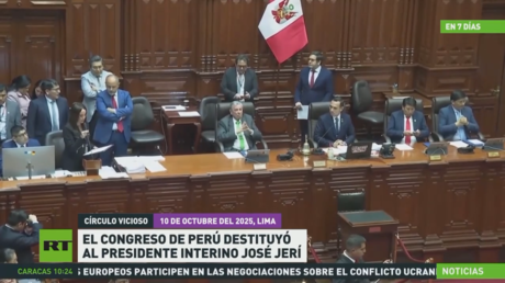 Congreso de Perú destituye al presidente interino José Jerí