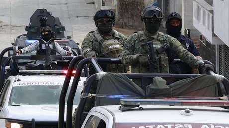 FOTOS: Potente refuerzo policial en México por el caos tras la muerte del Mencho