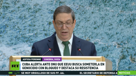 Cuba alerta ante la ONU que EE.UU. busca someterla a un genocidio con bloqueo y destaca su resistencia