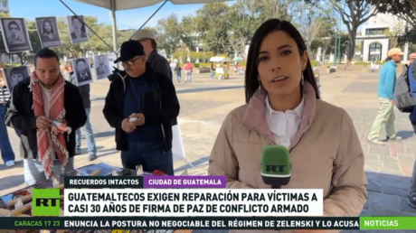 Guatemaltecos exigen reparación para víctimas a casi 30 años de la firma de la paz tras conflicto armado