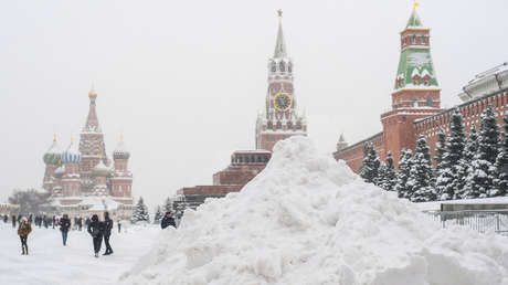 Moscú bate su récord de nieve en 72 años