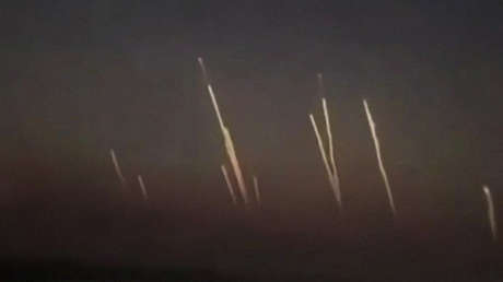 VIDEO: Misiles iraníes avistados desde Baréin