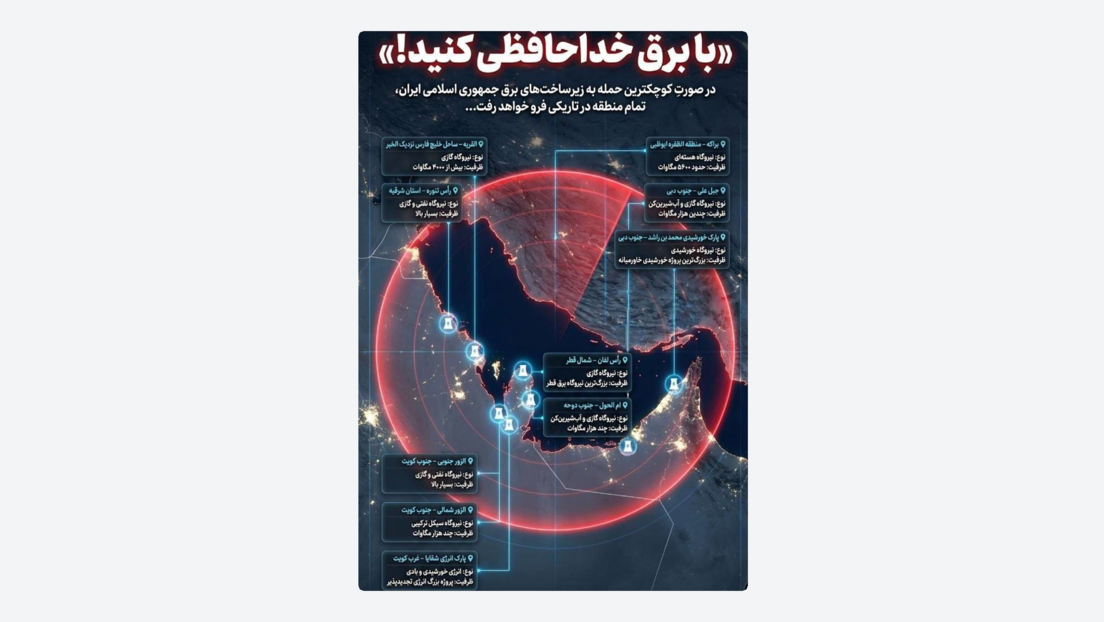 Irán lanza una dura advertencia tras la amenaza de Trump de arrasar sus instalaciones energéticas