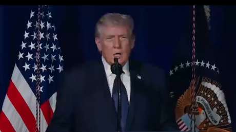 Mensaje completo de Trump tras lanzar agresión a gran escala contra Irán (VIDEO)