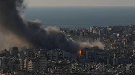 IMÁGENES: Israel bombardea zonas residenciales en Beirut