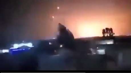 VIDEO: El momento del ataque de misiles superpesados iraníes sobre bases de EE.UU. en Baréin