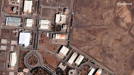 IMÁGENES SATELITALES DEL ANTES Y DESPUÉS del bombardeo a una instalación nuclear iraní