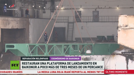 Restauran plataforma de lanzamiento en el cosmódromo de Baikonur a poco más de tres meses de un percance