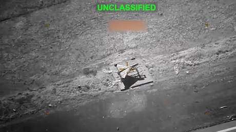 VIDEO: Momento en que EE.UU. neutraliza un dron iraní