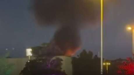 VIDEO: El consulado de EE.UU. en Dubái es atacado por un dron