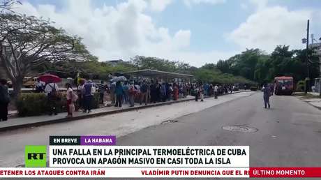 Falla en la principal termoeléctrica de Cuba provoca un apagón masivo en casi toda la isla