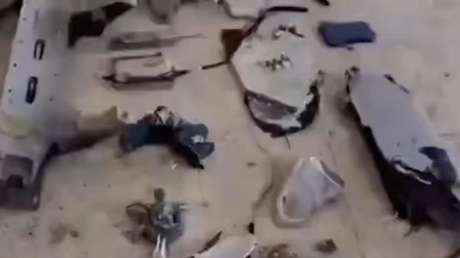 VIDEO: Irán muestra los restos de un misil de crucero estadounidense