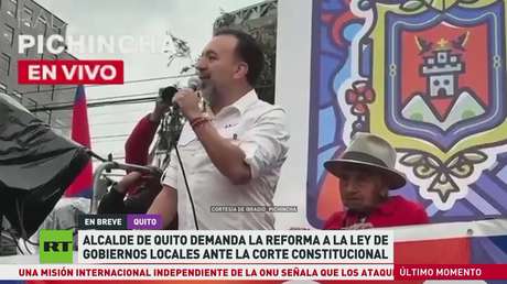 Alcalde de Quito demanda ante la Corte Constitucional la reforma a la ley de Gobiernos locales