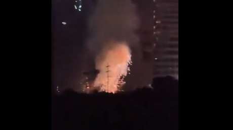 VIDEO: Explosión entre rascacielos en Dubái