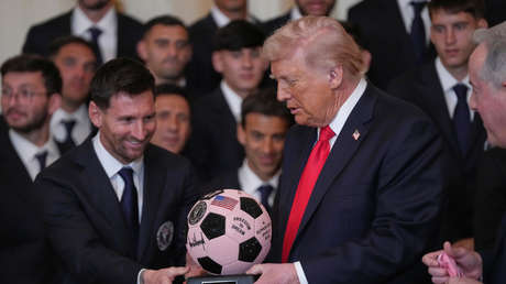 Messi visita la Casa Blanca y Trump lo compara con Pelé (VIDEO)