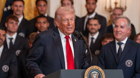 "¡No me gustan los hombres guapos!", dice Trump al encontrarse con el Inter de Miami (VIDEO)