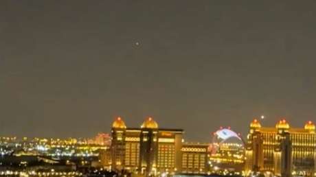 VIDEO: Numerosos misiles interceptores iluminan el cielo de Catar