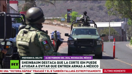 Sheinbaum destaca que la Corte Interamericana puede ayudar a evitar que entren más armas a México