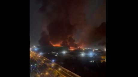 VIDEO: Arde un aeropuerto en la capital iraní tras ataque de EE.UU. e Israel