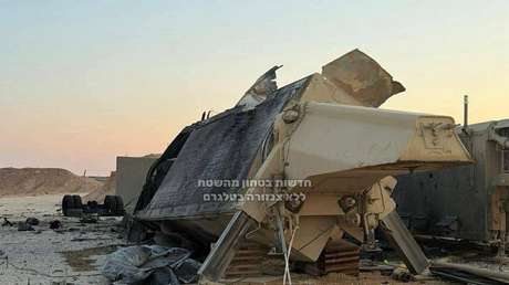 Imagen de un radar ultra avanzado de EE.UU. destruido por Irán en Jordania