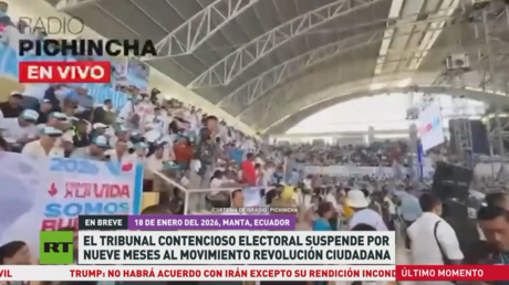 Tribunal Contencioso Electoral ecuatoriano suspende por 9 meses al movimiento Revolución Ciudadana