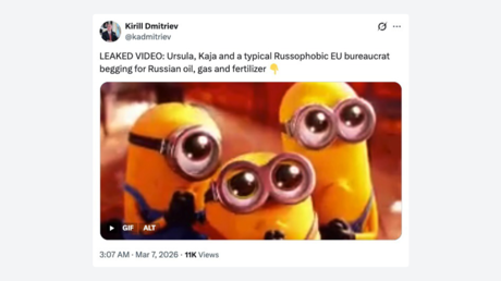 Enviado del Kremlin se burla de burócratas rusófobos de la UE con un "video filtrado"