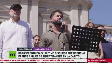 Boric pronuncia su último discurso presidencial frente a miles de simpatizantes en Santiago