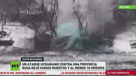 Ataque ucraniano contra una provincia rusa deja varios civiles muertos y heridos