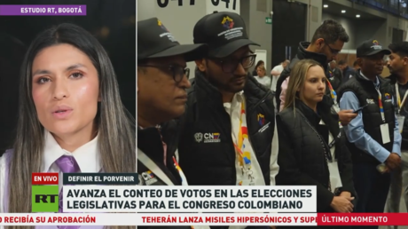 Avanza el conteo de votos en las elecciones legislativas para el Congreso colombiano