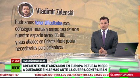 Creciente militarización de Europa refleja el miedo a quedarse sin armas ante la guerra contra Irán
